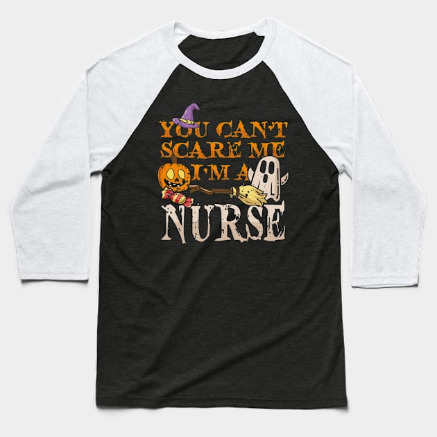 Halloween Nurse Funny Quote Costume DIY Gift Baseball T-Shirt by gaustadabhijot